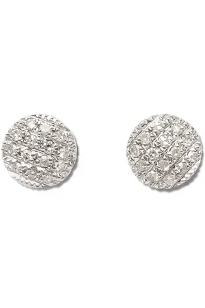 Dana Rebecca Designs 14kt witgouden oorbellen