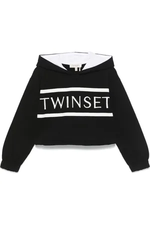 Twin-Set Hoodie met geborduurd logo