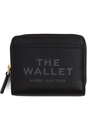 Marc Jacobs Leren portemonnee met logoprint