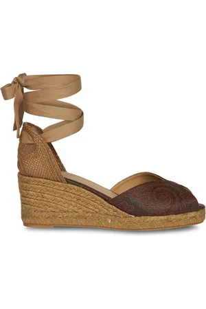 Etro Espadrilles met sleehak