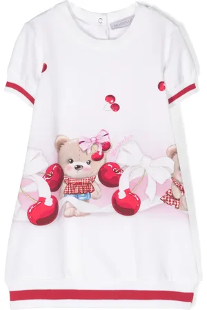 MONNALISA Jurk met teddybeerprint