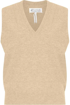 Maison Margiela Gebreide spencer met V