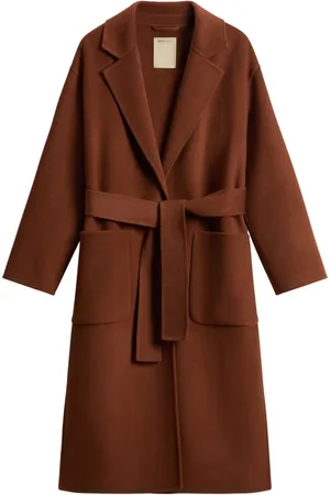 Woolrich Wollen jas met ceintuur