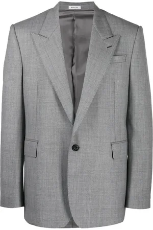 Alexander McQueen Blazer met enkele rij knopen
