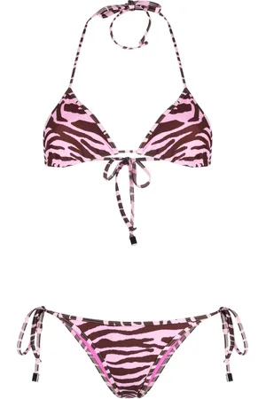 The Attico Bikini met zebraprint