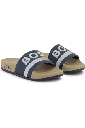 HUGO BOSS Slippers met logoprint