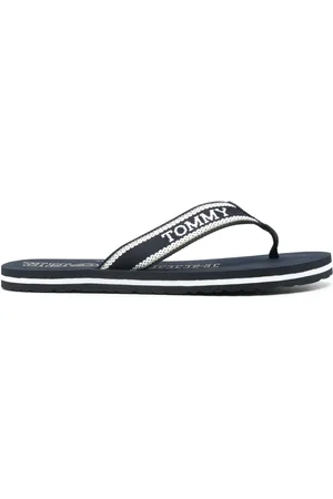 Tommy Hilfiger Teenslippers met logo jacquard