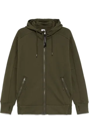 C.P. Company Hoodie met rits en goggle detail