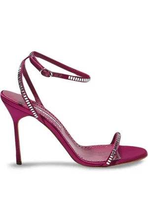 Manolo Blahnik Crinastra sandalen met bandjes van satijn