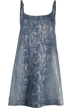 VERSACE Denim shiftjurk
