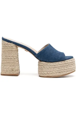 DEE OCLEPPO Karmen espadrilles met plateauzool