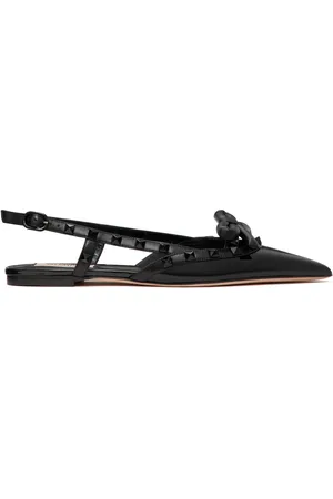 VALENTINO GARAVANI Rockstud slingback ballerina