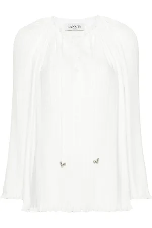 Lanvin Plissé blouse
