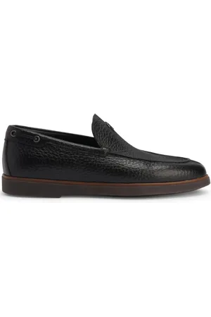 Giuseppe Zanotti The Maui leren loafers met logoplakkaat