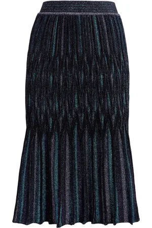 Missoni Lamé flared midi