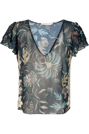 Lethicia Bronstein Blouse met bloemenprint