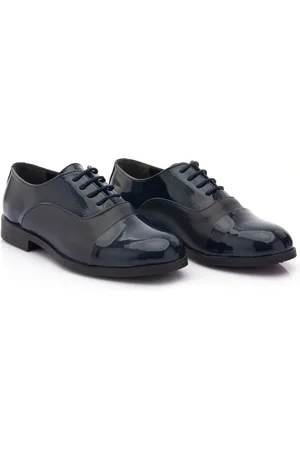 M. Moustache Oxford schoenen van lakleer