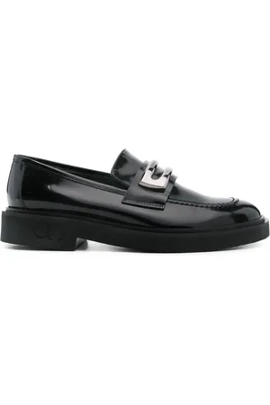 Casadei Loafers met logoplakkaat