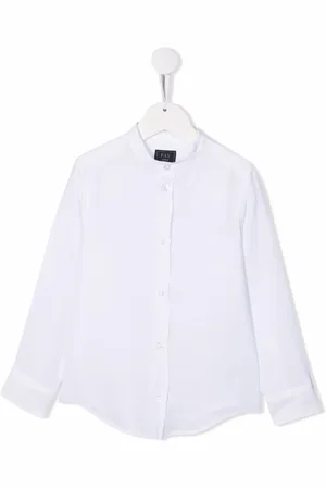 FAY Kraagloos shirt