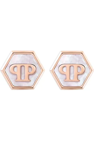 Philipp Plein Oorbellen met logo