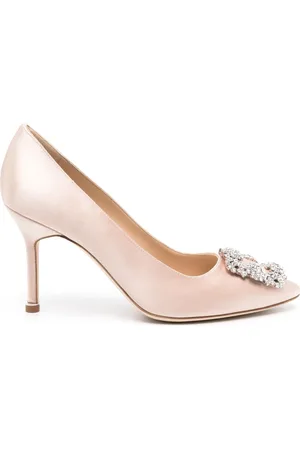 Manolo Blahnik Hangisi satijnen pumps
