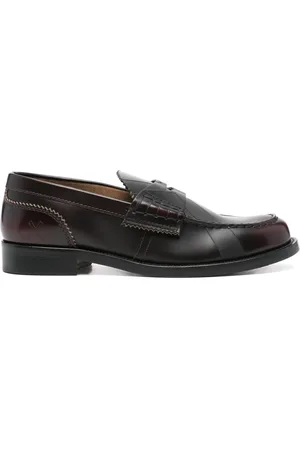 College Leren loafers