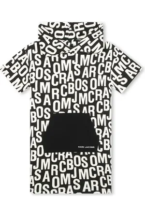 Marc Jacobs Jurk van katoenblend met logoprint