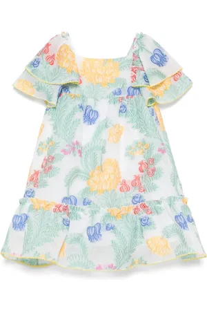 Etro Cloqué jurk met bloemenprint