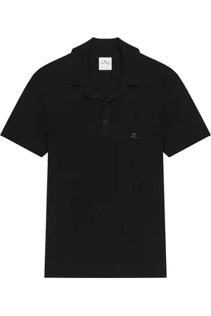 Courrèges Geribbeld poloshirt