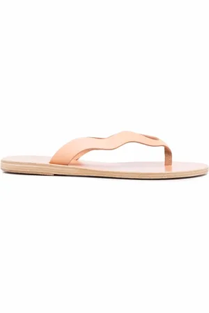 Ancient Greek Sandals Lexi leren teenslippers