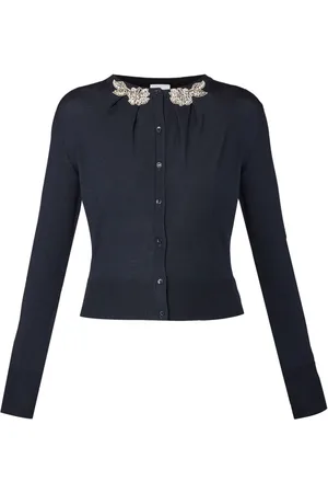 Erdem Vest met gedrapeerd detail