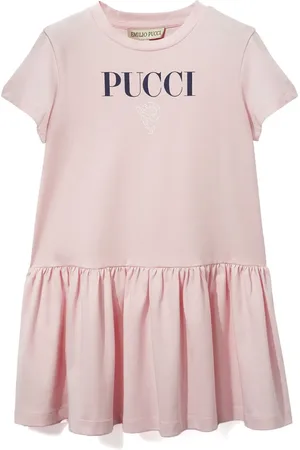 PUCCI Junior Jurk met logoprint