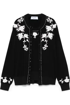 Blugirl Vest met geborduurde bloemen