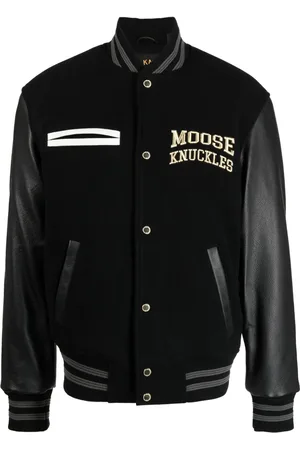 Moose Knuckles Bomberjack met geborduurd logo