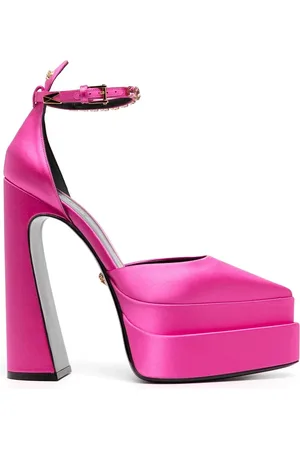 VERSACE Mary Jane sandalen met plateauzool