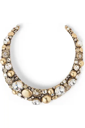 AREA Choker met kristallen knoop