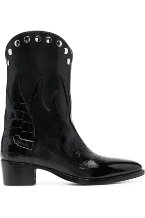 Vivienne Westwood Cowboylaarzen met vlammenprint