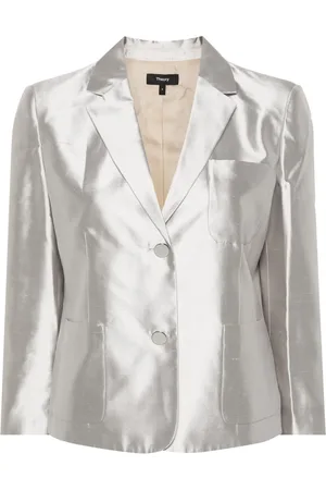 THEORY Blazer met enkele rij knopen