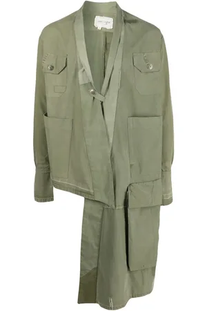 GREG LAUREN Gedrapeerde jas