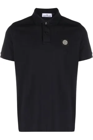 Stone Island Poloshirt met geborduurd logo