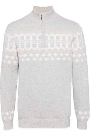 N.PEAL Jacquard kasjmier sjaal