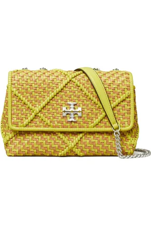 Tory Burch Kleine Kira diamantvormig geweven verstelbare schoudertas