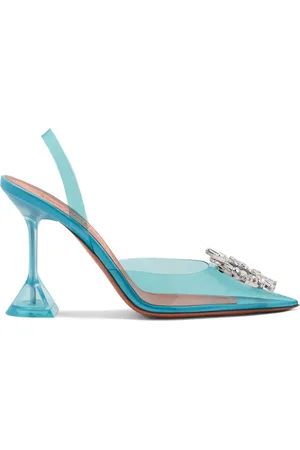 Amina Muaddi Begum doorzichtige pumps
