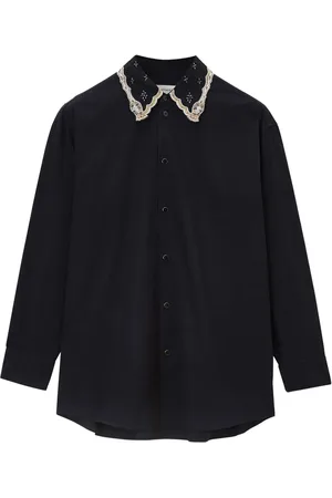 LEMAIRE Blouse met geborduurde kraag