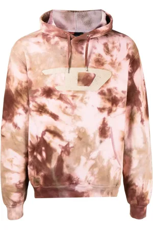 Stain Shade Hoodie met tie