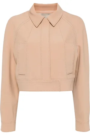 Elie saab Cropped jack met stiksel