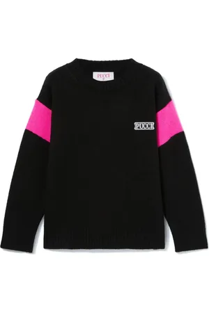 PUCCI Junior Trui met intarsia logo