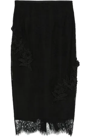 Blugirl Rok met geborduurde rozen
