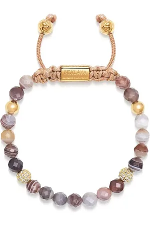 Nialaya Kralenarmband met edelstenen