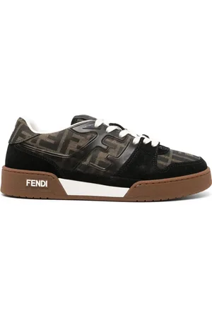 Fendi Zucca sneakers met vlakken